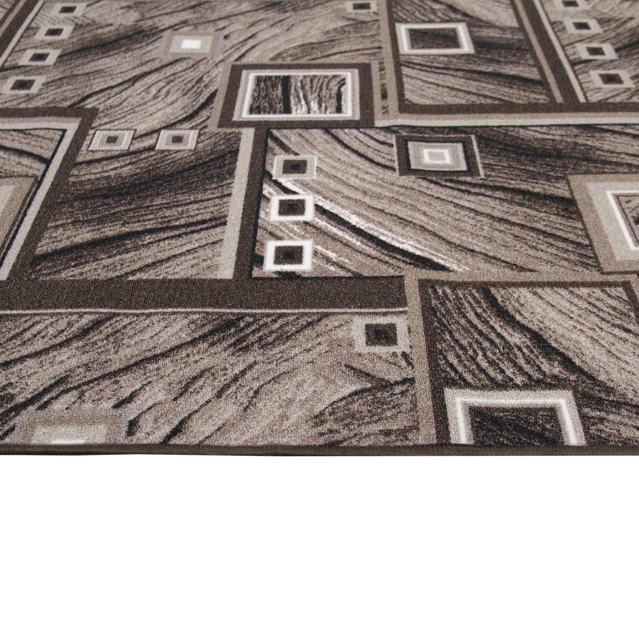 Ковер безворсовый на войлочной основе DAKARIA Print Run Квадрат p3 2x2 м Коричневый/Бежевый (00-00018824) - фото 5 Ковер безворсовый на войлочной основе DAKARIA Print Run Квадрат p3 2x2 м Коричневый/Бежевый (00-00018824) - фото 5