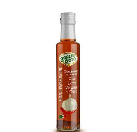 Оливковое масло Extra Vergine с чили и чесноком 0,25 л (80032500008531)