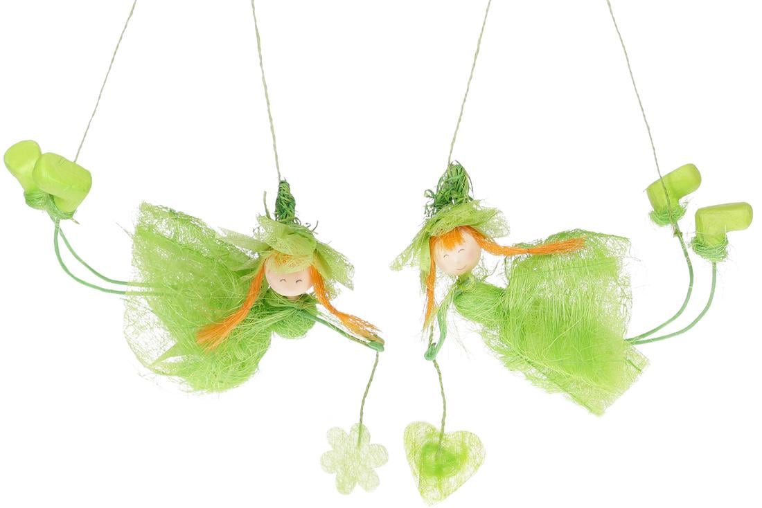 Декорация пасхальная на подвесе BonaDi Девочка 8 шт. (199-E93)