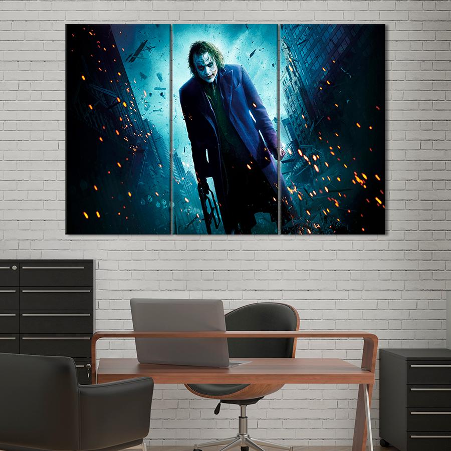 Настенний декор Культовый образ Джокера 156x100 см (A68-3)