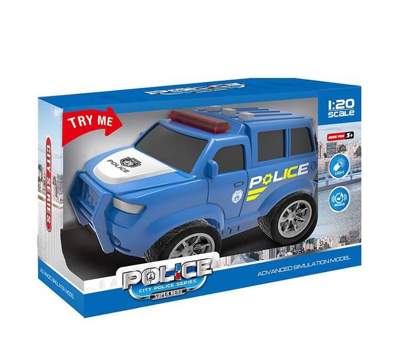 Игрушечный джип Star Toys 661-014E Полиция 1:20 свет/звук (46273)