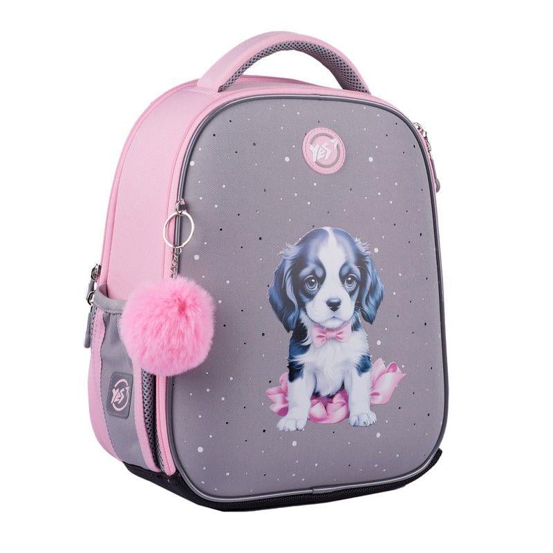 Рюкзак школьный каркасный ортопедический YES Н-100 Doggy Princess 35х28х15 см (550104) Рюкзак школьный каркасный ортопедический YES Н-100 Doggy Princess 35х28х15 см (550104)