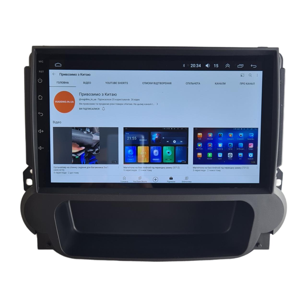 Автомагнитола Chevrolet Malibu 2013-2015 4core Base Android 13 Platform JAC (М-ШМл-9-В1)