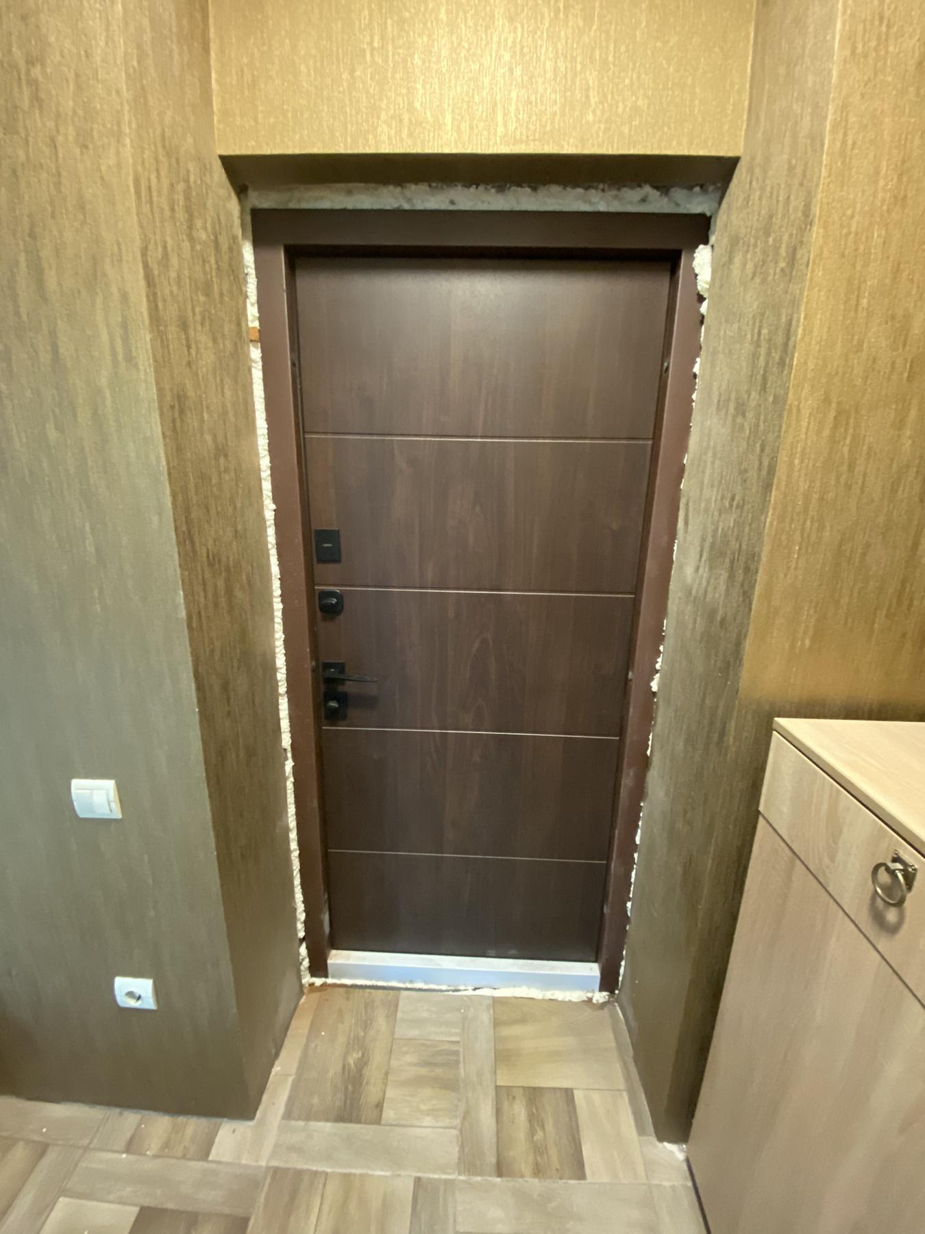 Дверь входная улица Redfort Стрит браун люкс молдинг ПВХ с терморазрывом 960х2040 мм Коричневый/Орех темный (23537602) - фото 4