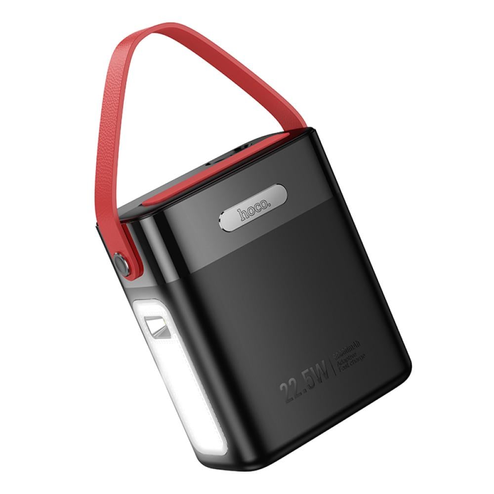 Повербанк Hoco J143 80000 мАг 22,5 Вт індикатор заряду/швидка зарядка/USB-A/USB-C/5 портів/LED-індикатор/ліхтарик Чорний (J143) - фото 2 Повербанк Hoco J143 80000 мАг 22,5 Вт індикатор заряду/швидка зарядка/USB-A/USB-C/5 портів/LED-індикатор/ліхтарик Чорний (J143) - фото 2