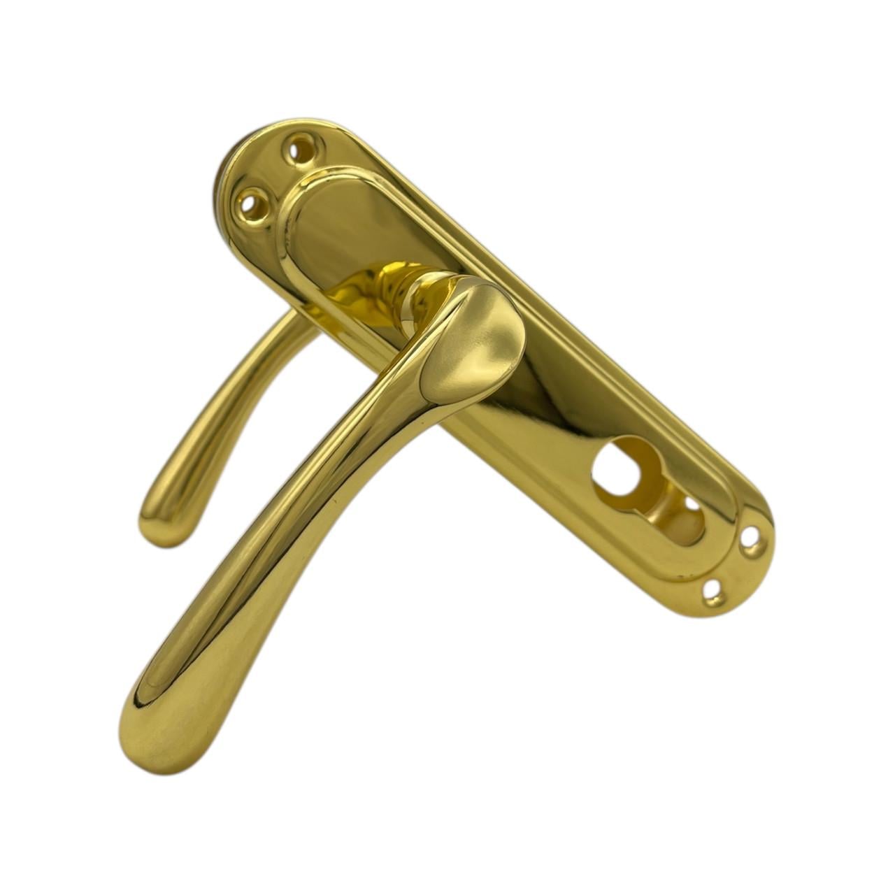 Дверные ручки межкомнатные цинковые Fuaro Kumru GP У-62 мм (370030)