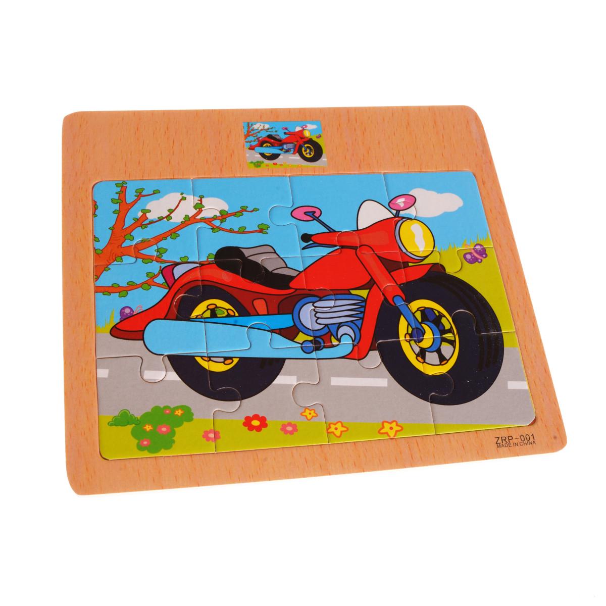 Деревянный пазл Мотоцикл (IW8 ) Деревянный пазл Мотоцикл (IW8 )