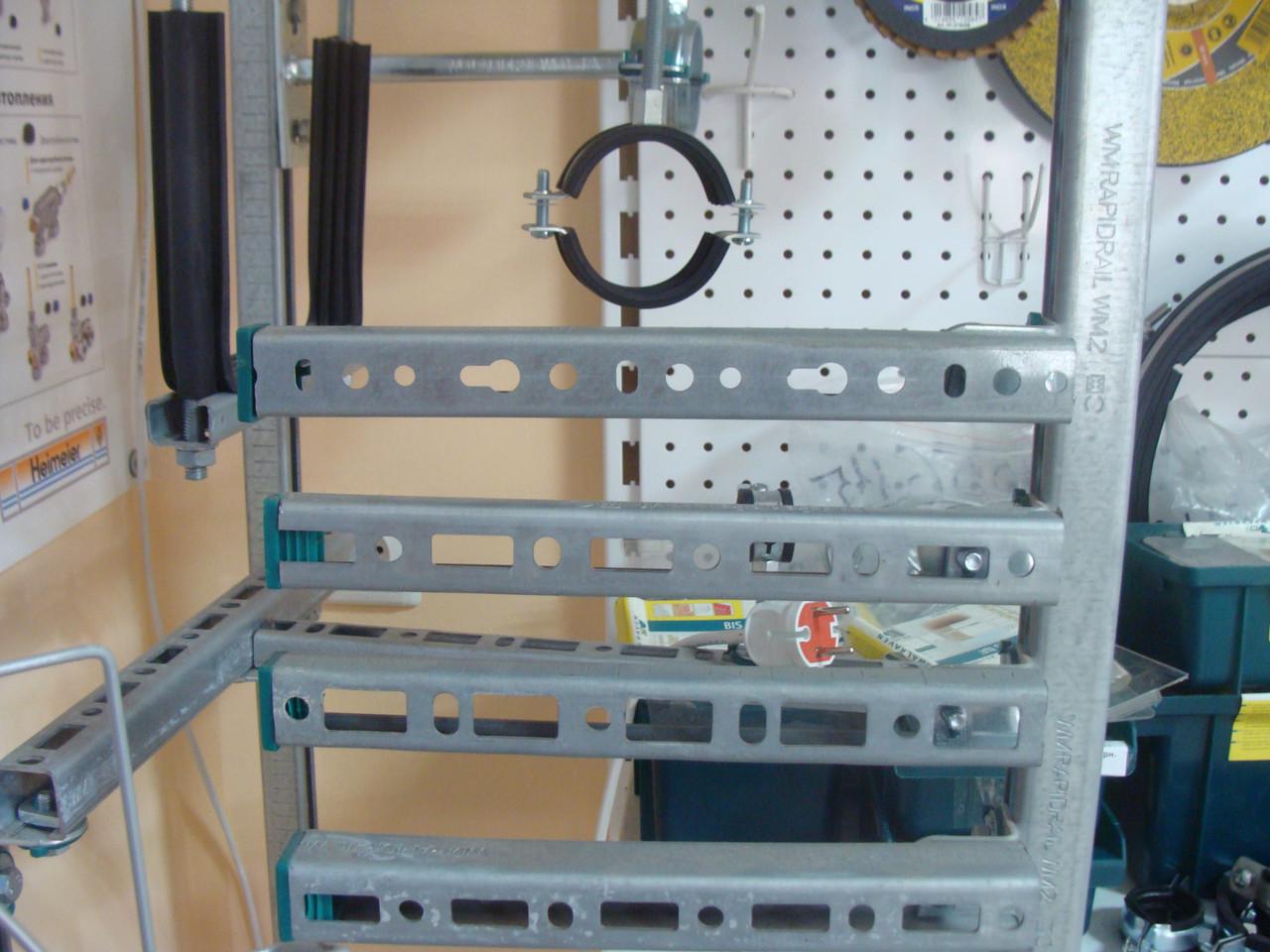 Профиль монтажный BIS RapidRail 27x18x1,2 мм 2 м - фото 3