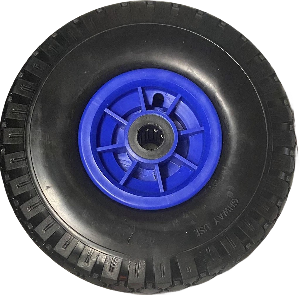 Колесо пінополіуретанове безкамерне 3.00-4 роликовий підшипник 20 мм (2099278089)