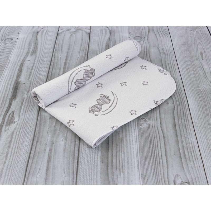 Пеленка водонепроницаемая Руно Мишка 65x95 см Белый (28092545)