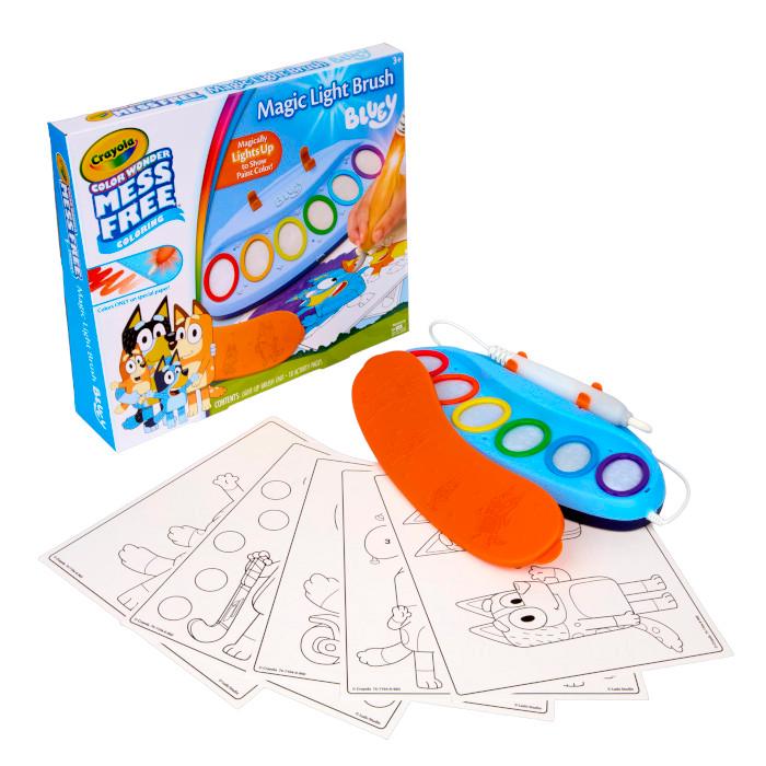 Набір для малювання Crayola Color Wonder Magic Light Brush Bluey (35609060) Набір для малювання Crayola Color Wonder Magic Light Brush Bluey (35609060)