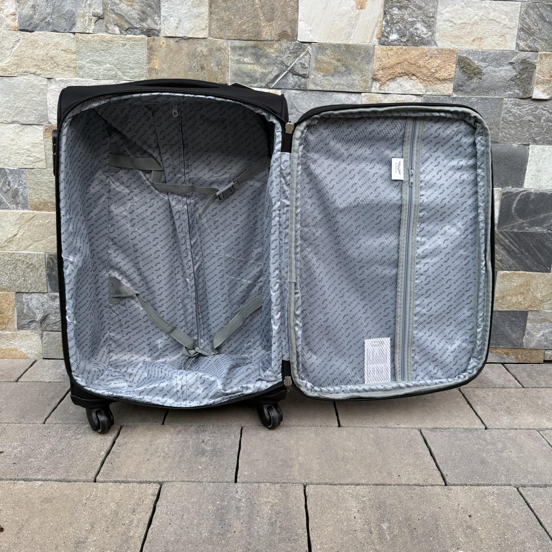 Валіза тканинна Wings 1708 на 4 колесах M Коричневий (30485132) - фото 6 Валіза тканинна Wings 1708 на 4 колесах M Коричневий (30485132) - фото 6