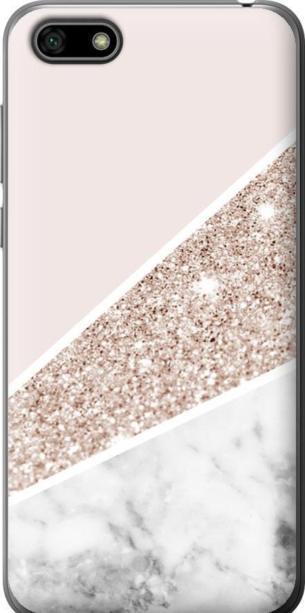 Чехол на Huawei Y5 2018 Пастельный мрамор (4342u-1500-42517)