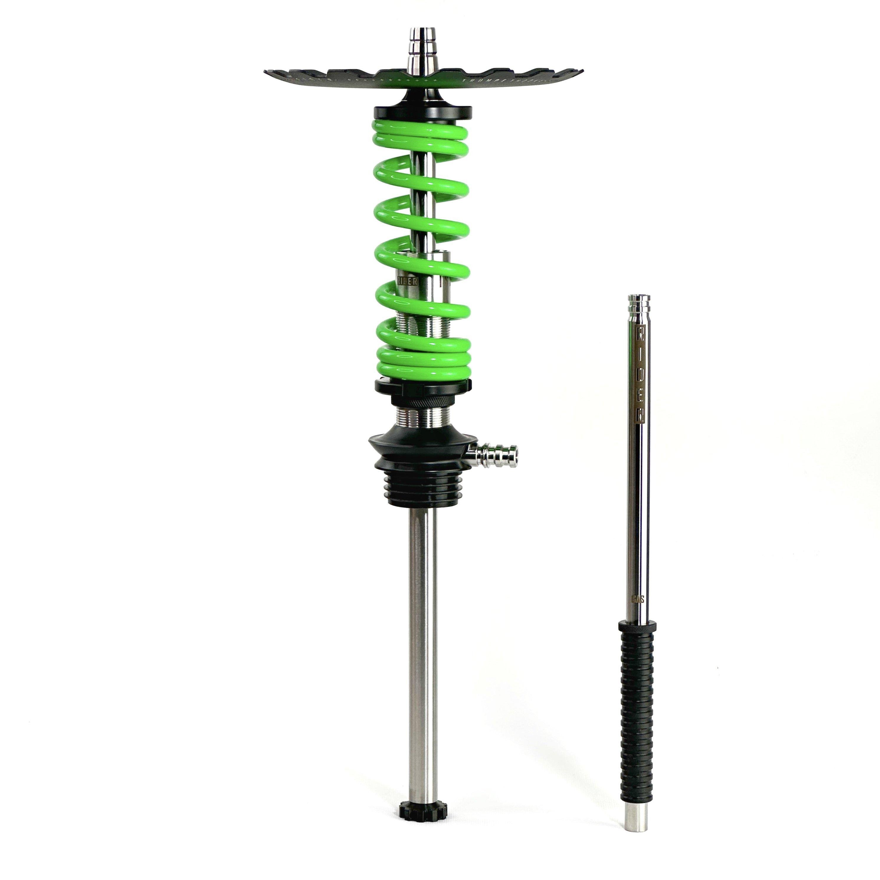 Шахта для кальяна Trumpet Rider S нержавеющая сталь 50 см Зеленый неон (22919)