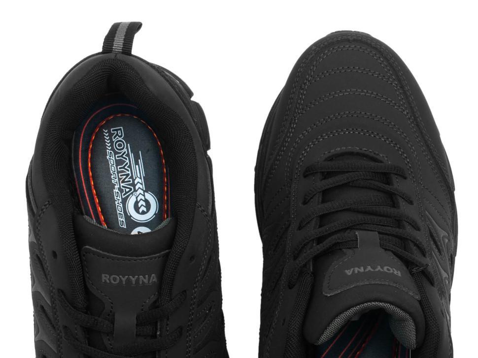 Кросівки Royyna 7243064 р. 44 Чорний (23047) - фото 4 Кросівки Royyna 7243064 р. 44 Чорний (23047) - фото 4