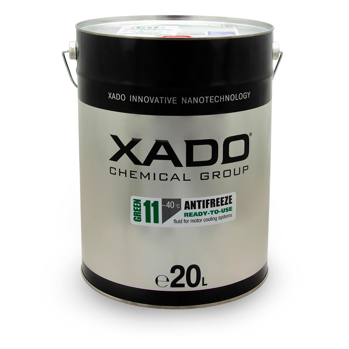 Антифриз Xado Antifreeze Green G11 -40⁰С готовый 20 л Зеленый (XA 58506)