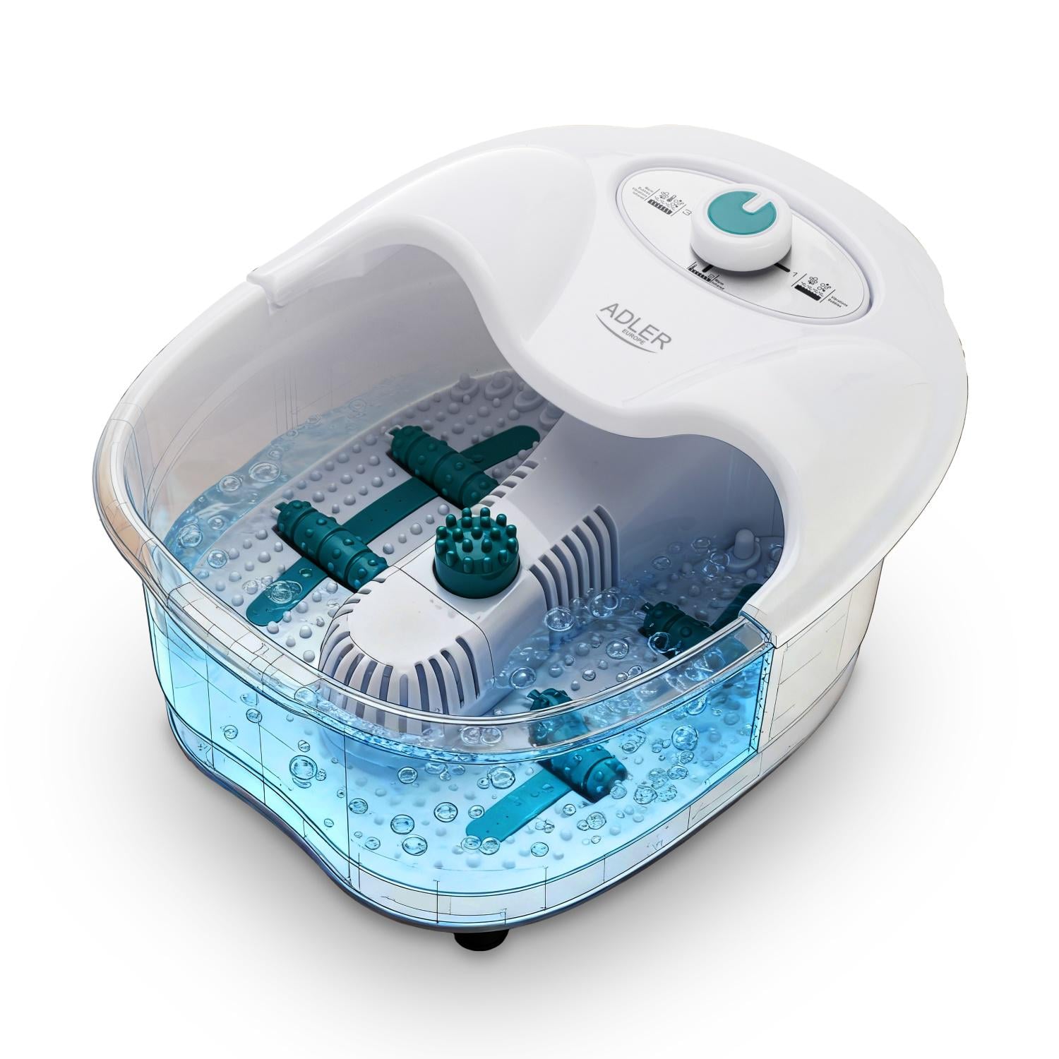 Масажна ванночка для ніг Adler AD 2167 White (id_2268)
