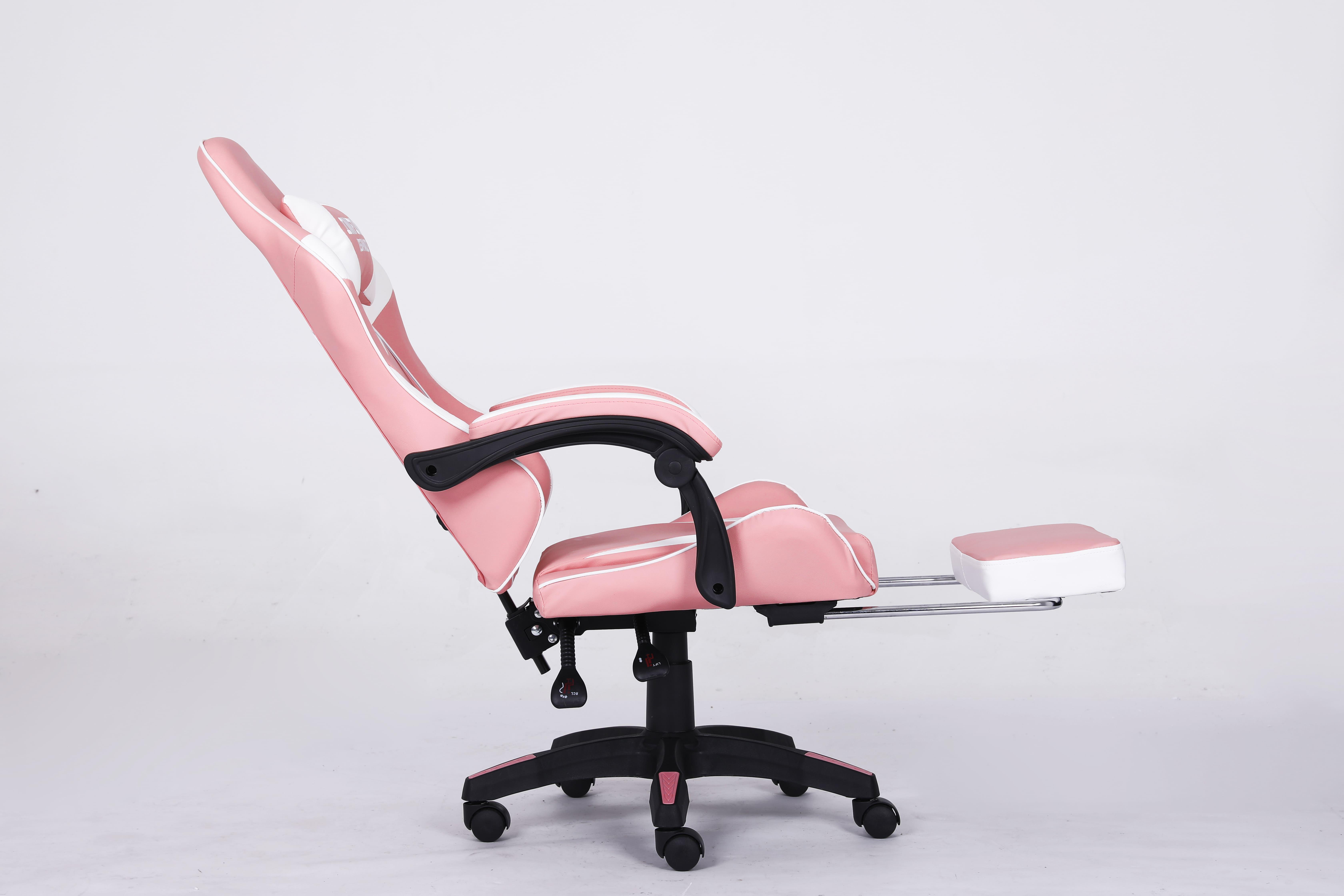 Кресло компьютерное с подставкой для ног Infini Espace Розовый (22288282) - фото 5 Кресло компьютерное с подставкой для ног Infini Espace Розовый (22288282) - фото 5