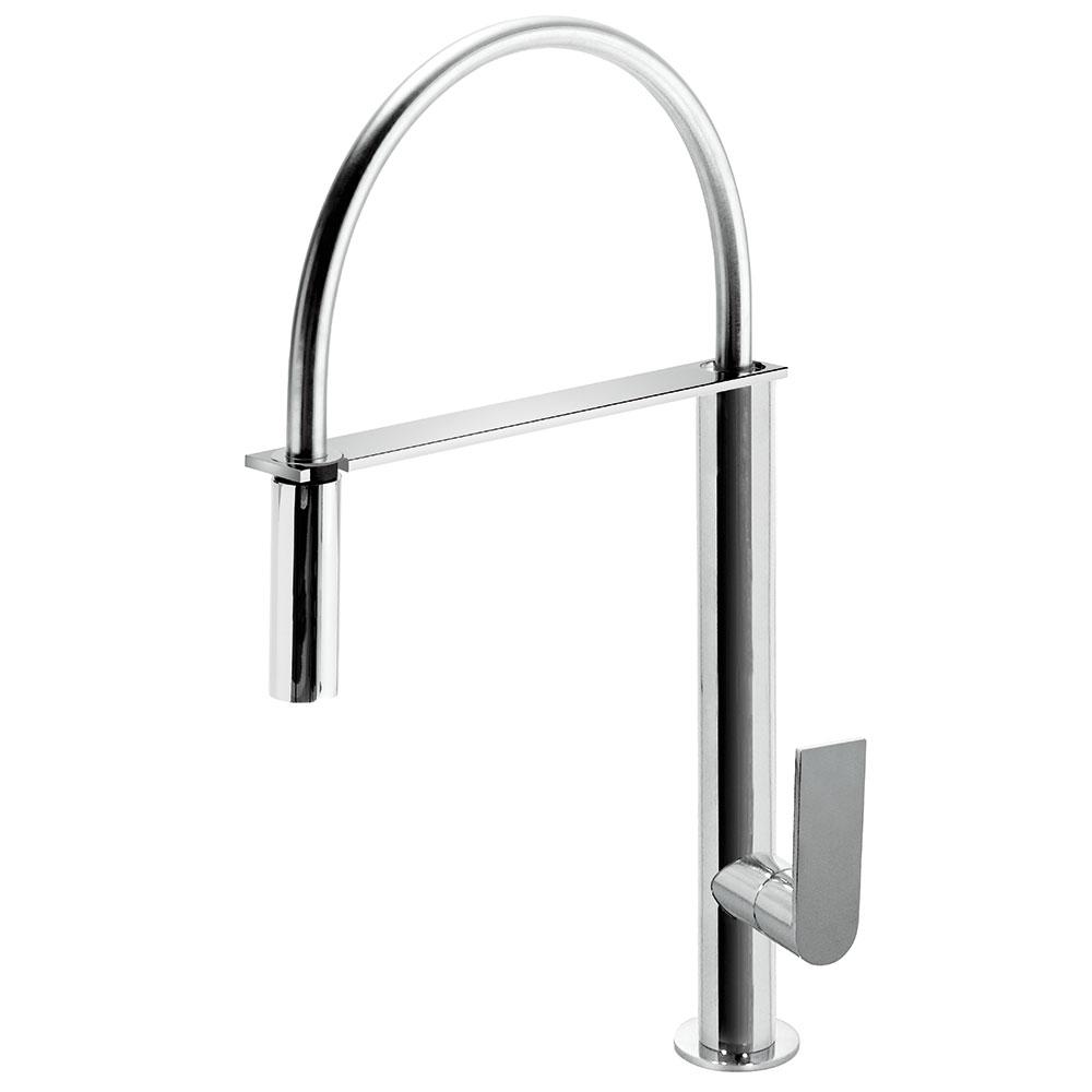 Смеситель для кухни Tres 130487 однорычажный Хром (113401)