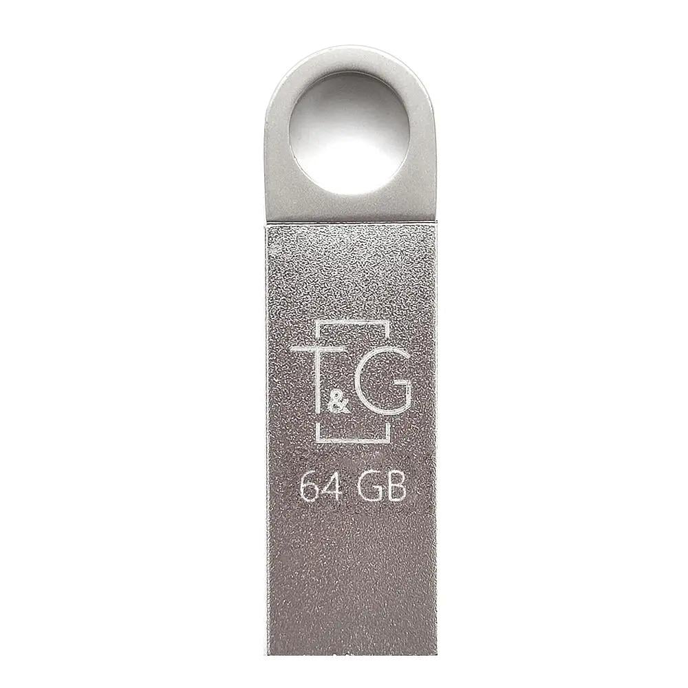 Флеш накопитель T&G 026 64 гб Серебристый (1009398-Silver) - фото 2