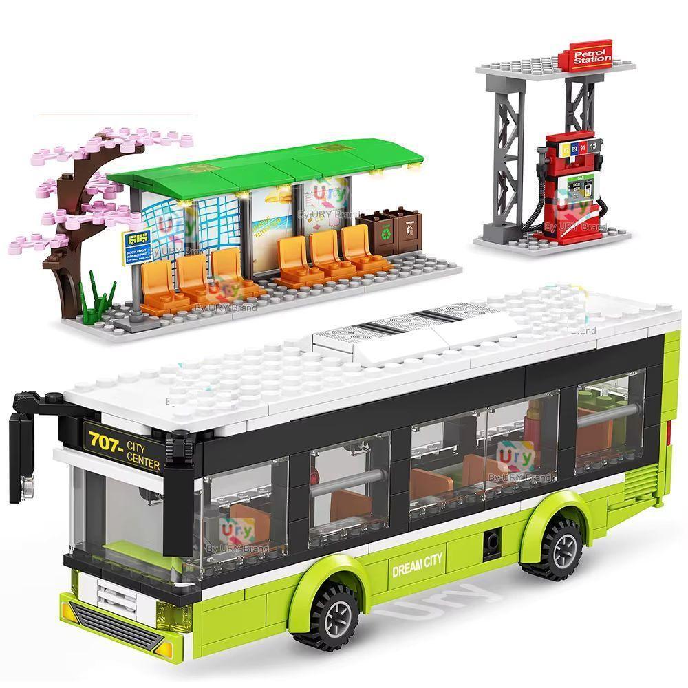 Конструктор Sluban Автобус с остановкой 415 деталей (499)