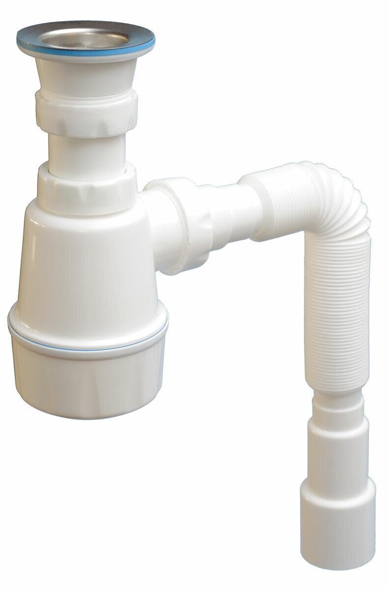 Сифон Nova 1060 с отстойником для мойки с малой горловиной и гофрой (SP000026590)
