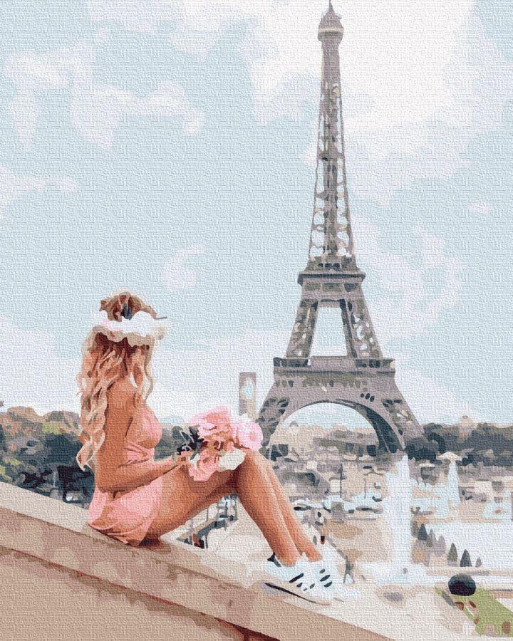 Картина по номерам Жаркий день в Париже (GXD36130)