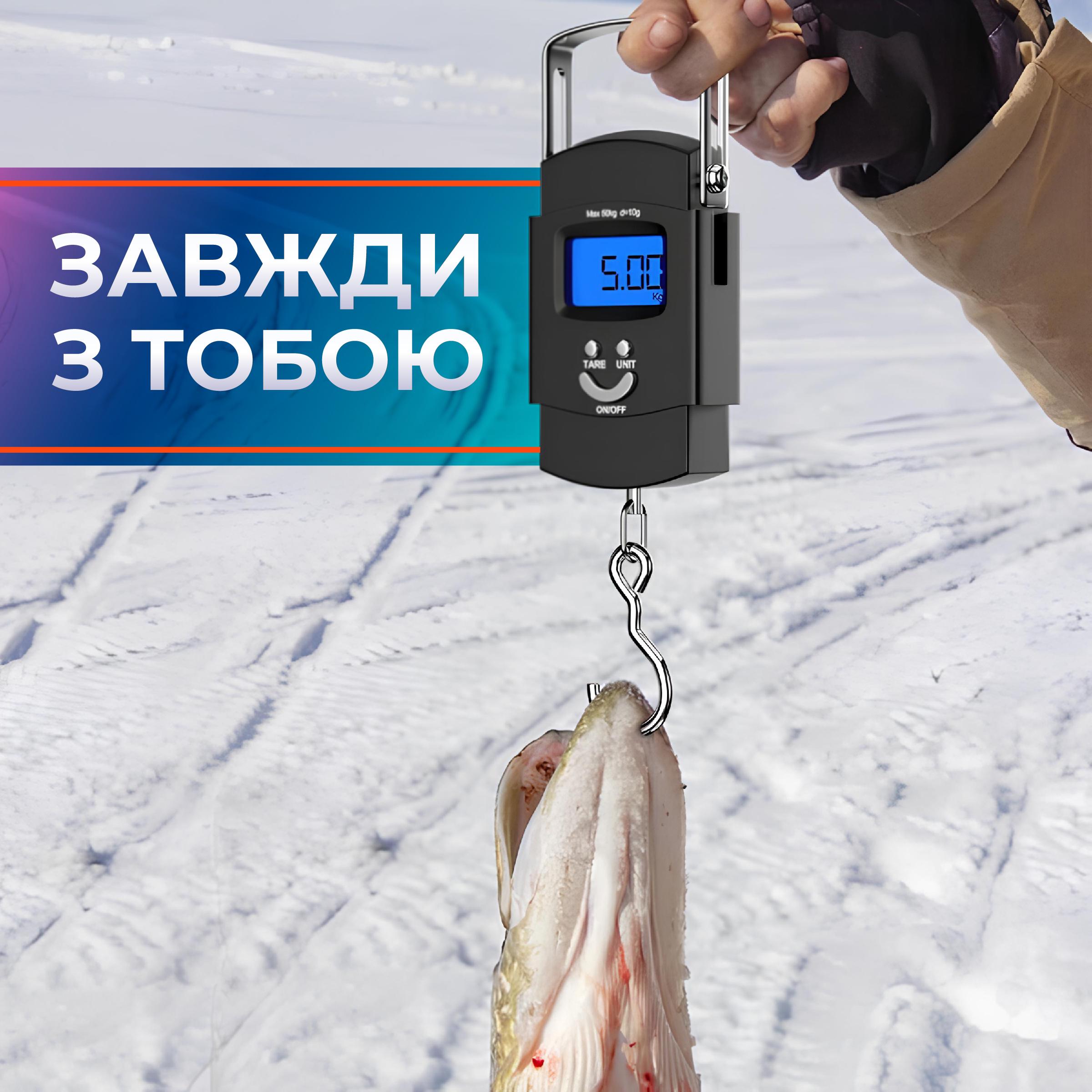 Ваги електронні кантерні Kayfovo EPS 12 портативні безмен для багажу до 50 кг (29128) - фото 2 Ваги електронні кантерні Kayfovo EPS 12 портативні безмен для багажу до 50 кг (29128) - фото 2