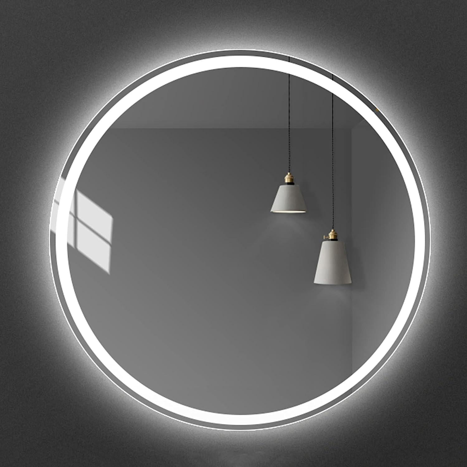 Зеркало Dim Dzerkal MIO с LED-подсветкой 100х100 см (12804)