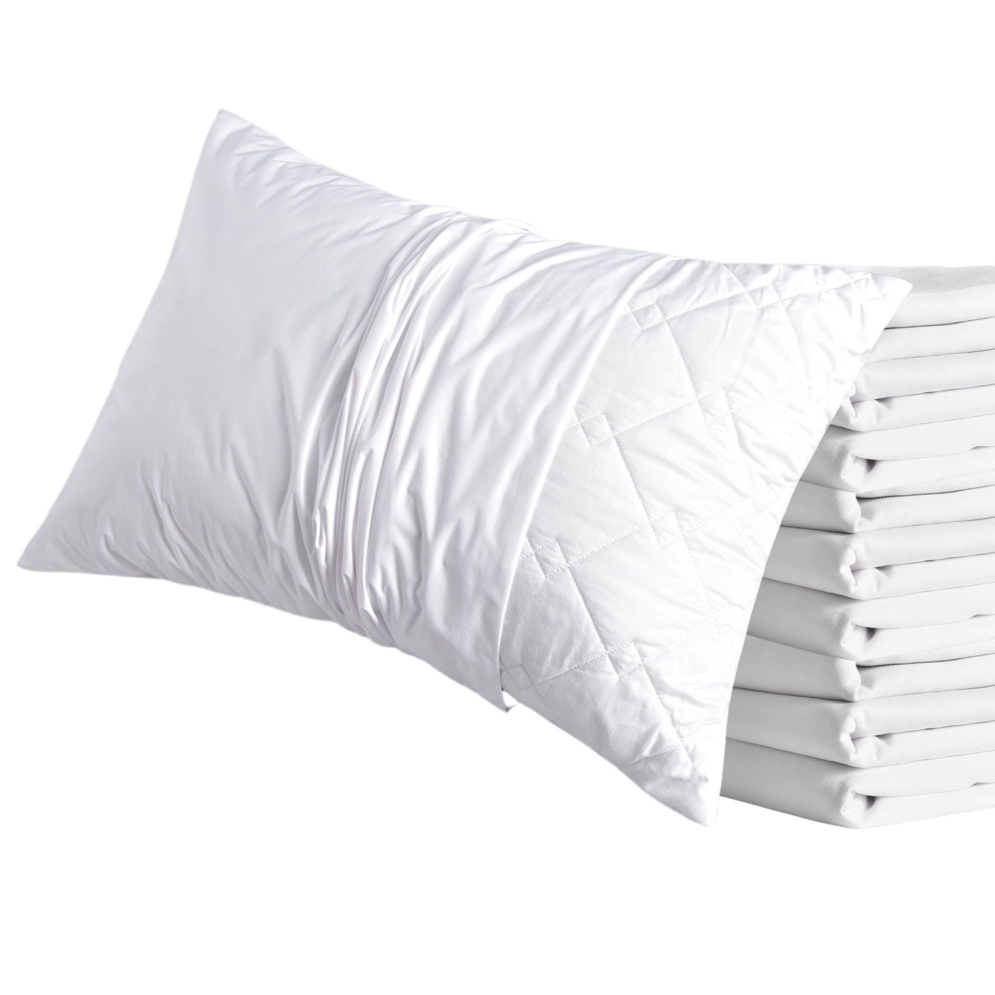 Набор наволочек защитных IDEIA Аква Стоп дышащая с молнией 50х70 см 10 шт. Белый (25763)