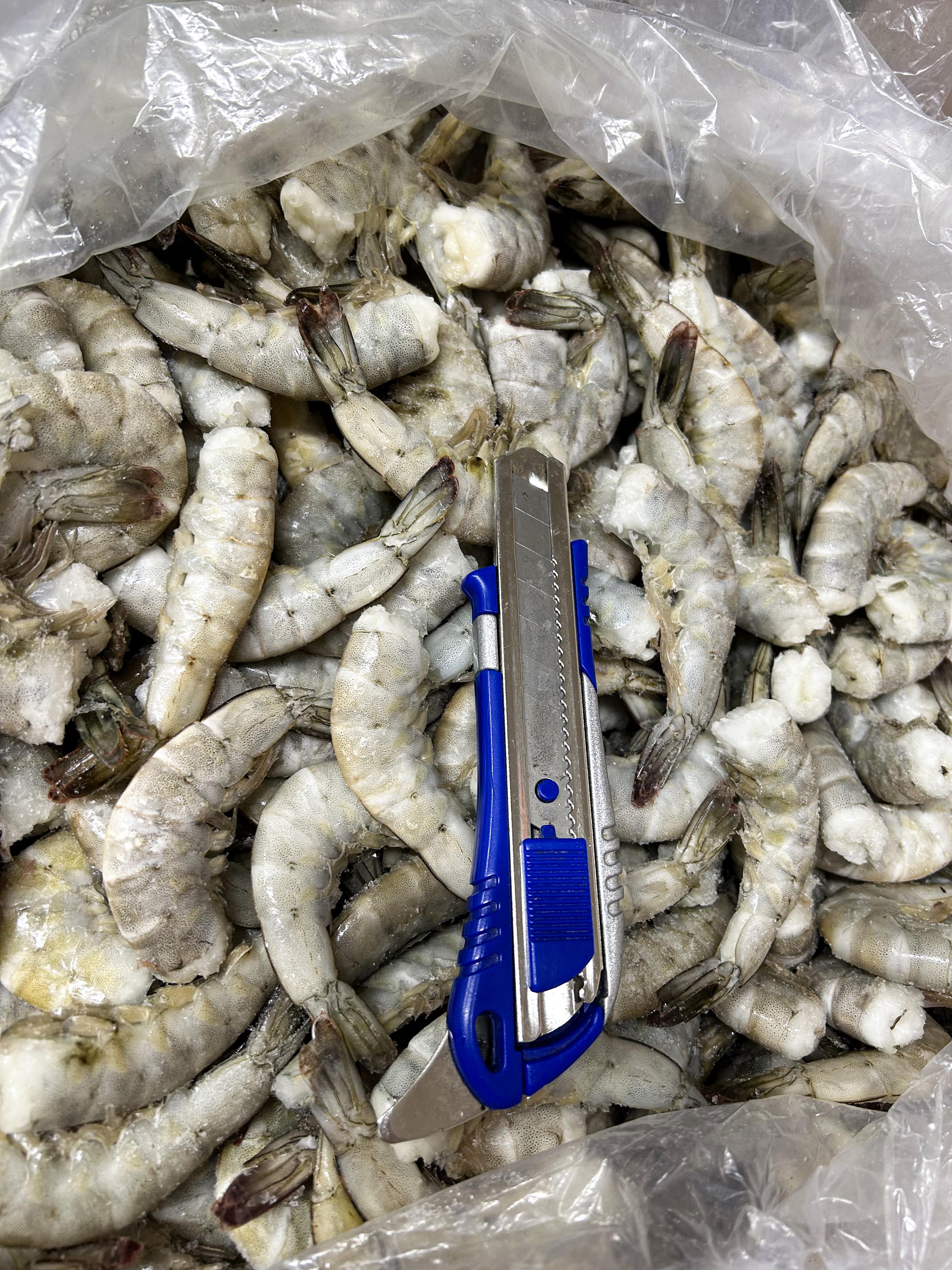 Креветка тигрова без голови 21/25 суха заморозка 1 кг - фото 4