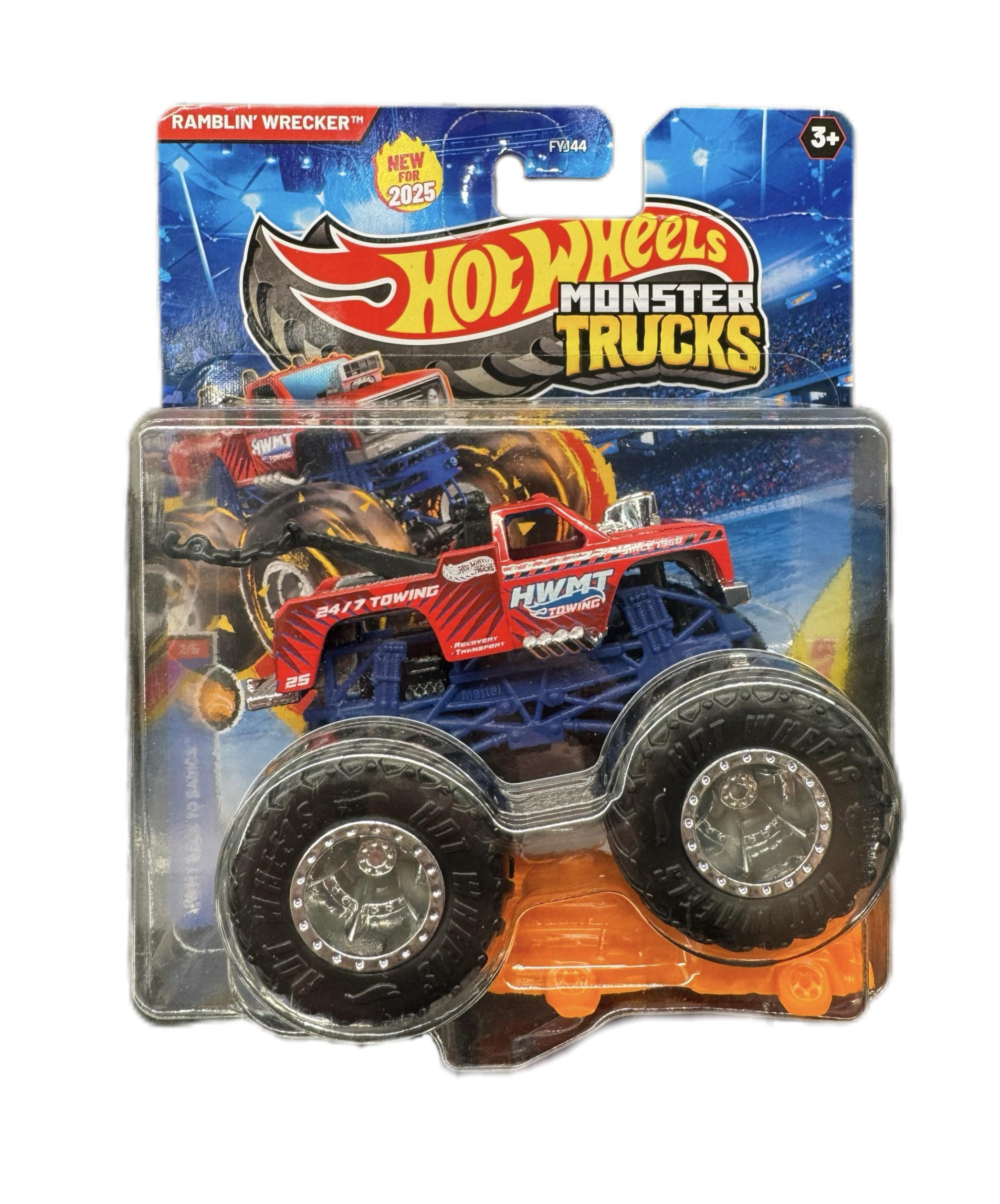 Игрушечная машинка-внедорожник Hot Wheels Monster truck Ramblin' Wrecker' 2025