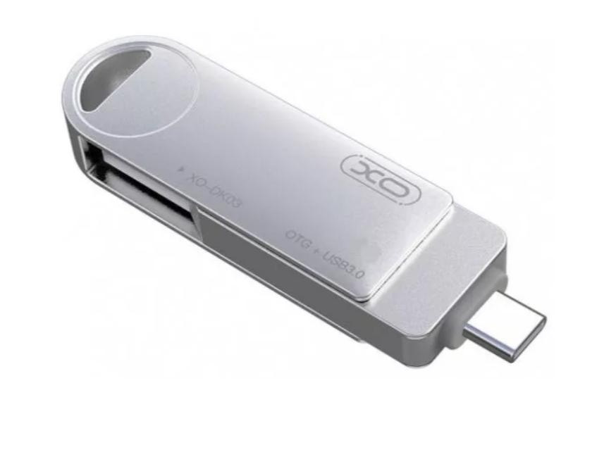 Флэш-память USB с двумя разъемами USB 3.0 и Type-C 64 ГБ (37756-01_314) Флэш-память USB с двумя разъемами USB 3.0 и Type-C 64 ГБ (37756-01_314)