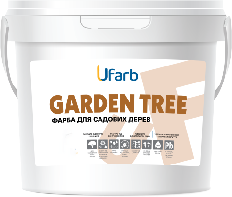 Краска для садовых деревьев UFarb Garden Tree 7 кг (2679413533)