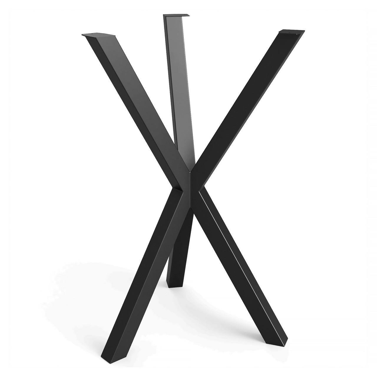 Каркас для столу з металу Scandi Ø 500 мм H 730 мм Чорний (1095) Каркас для столу з металу Scandi Ø 500 мм H 730 мм Чорний (1095)