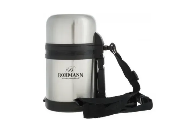 Термос пищевой Bohmann для еды и напитков с ручкой и чашкой 0,8 л (BH 4210) Термос пищевой Bohmann для еды и напитков с ручкой и чашкой 0,8 л (BH 4210)