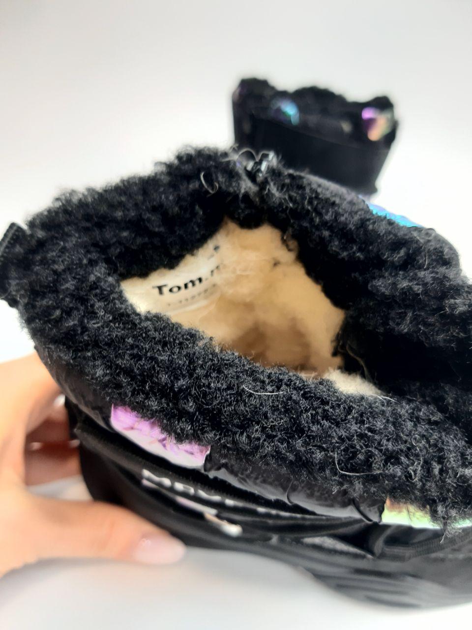 Черевики зимові TOM.M для дівчинки р. 29 18,9 см Чорний (11272 Е) - фото 3 Черевики зимові TOM.M для дівчинки р. 29 18,9 см Чорний (11272 Е) - фото 3