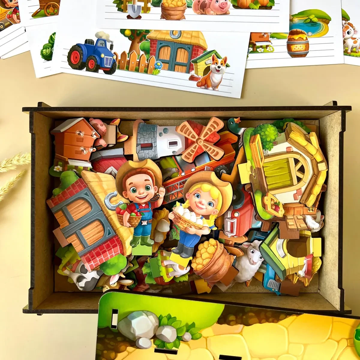 Гра з картками дитяча розвиваюча Панорама ферма (2394410155) - фото 6 Гра з картками дитяча розвиваюча Панорама ферма (2394410155) - фото 6