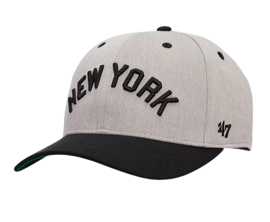 Кепка 47 Brand Midfield NY Yankees One Size Black/Gray (BCPTN-FLOUT17KHP-GYA)