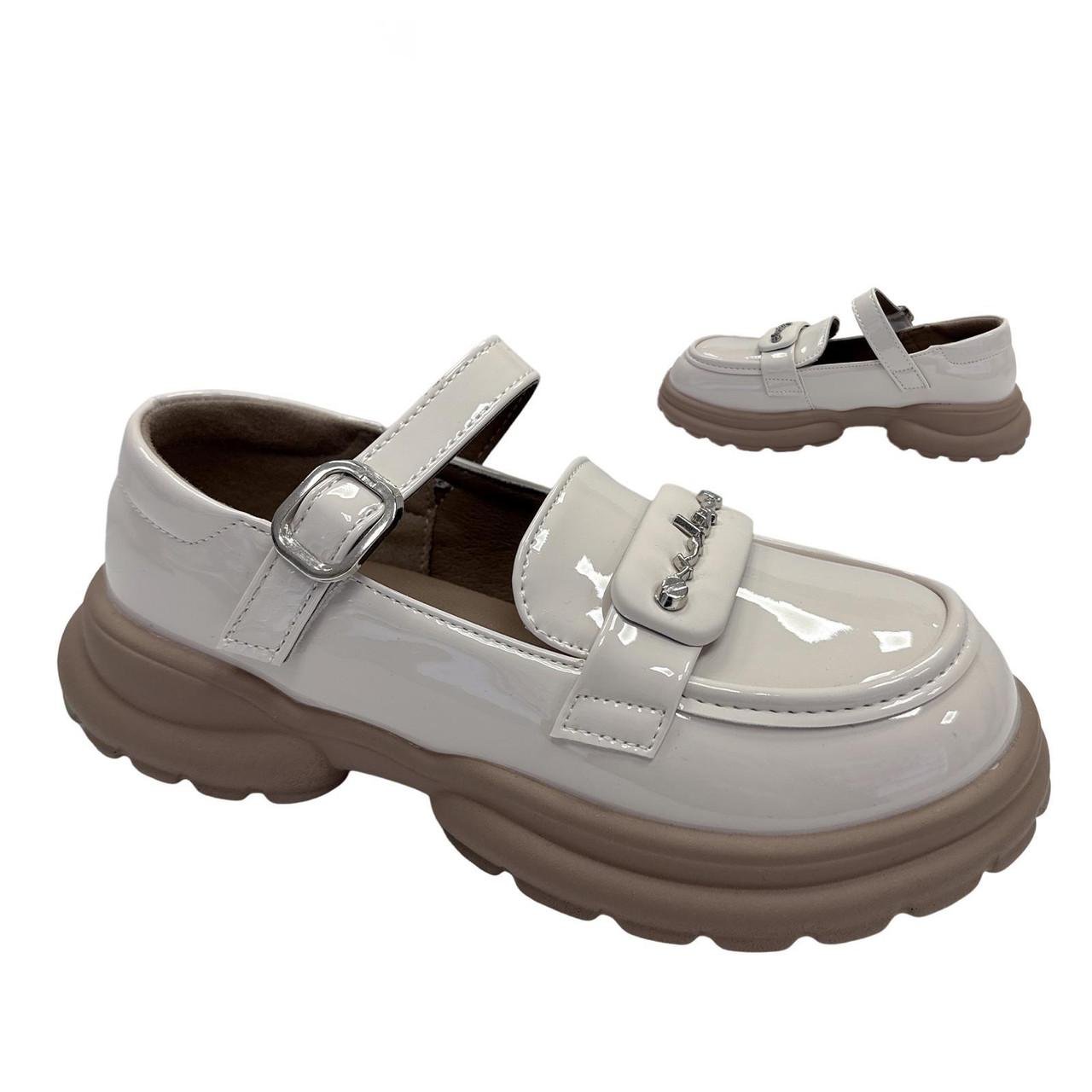 Туфлі для дівчаток Clibee DC6177/35 р. 35 Бежевий