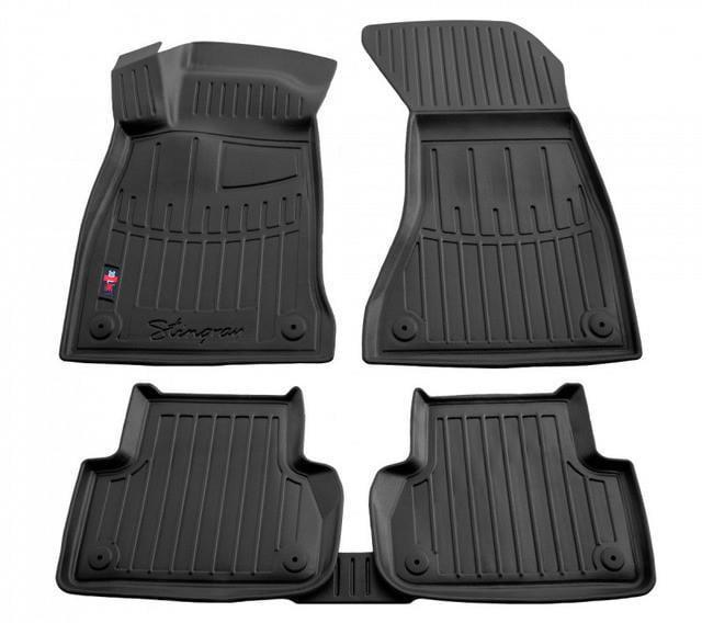 Коврики в салон с бортиками Stingray для Audi A4 B9 2015- гг. (5030075)