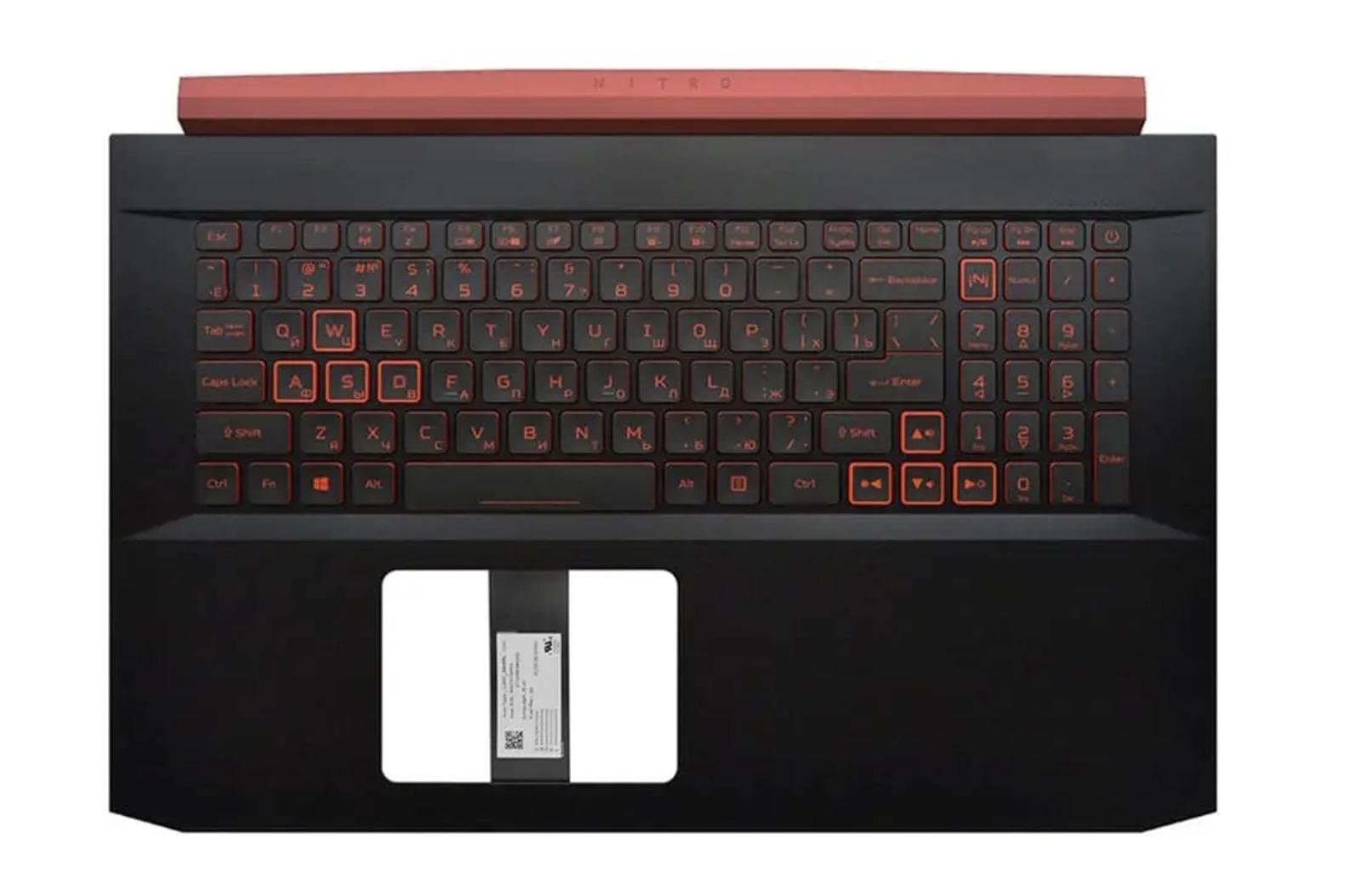 Топкейс для ноутбуків Acer Nitro 5 AN517-51 з GPU GTX 1660TI/RTX2060 (15412) - фото 1