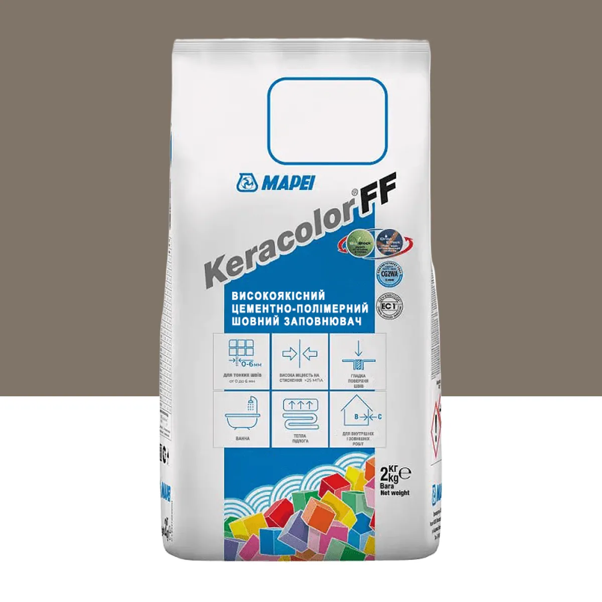 Фуга цементная для швов Mapei Keracolor FF 134 2 кг Шелк (000018577)
