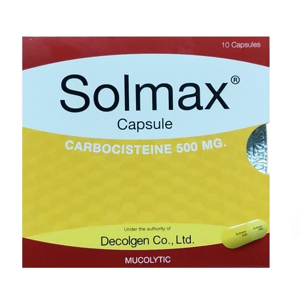 Засіб від вологого кашлю Pharmaceuticals Solmax 10 шт. (8851824385048)