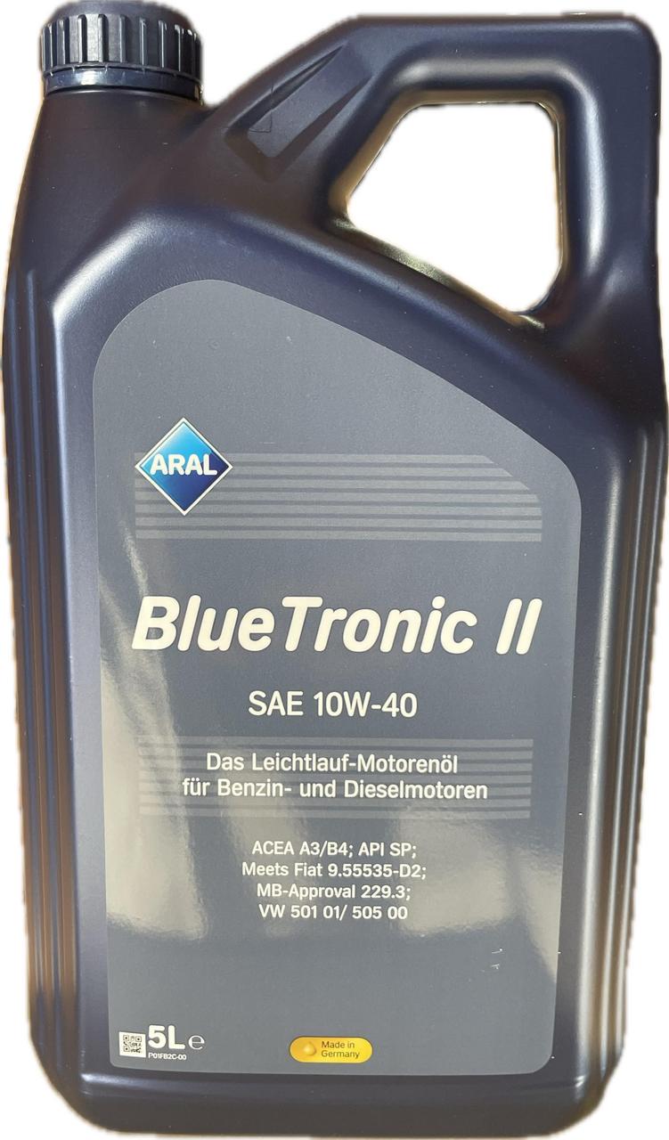 Моторное масло Aral BlueTronic (II) 10W-40 5 л (15F078)