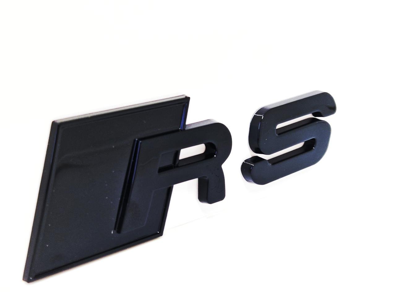 Надпись RS Audi Black gloss (2331156989)