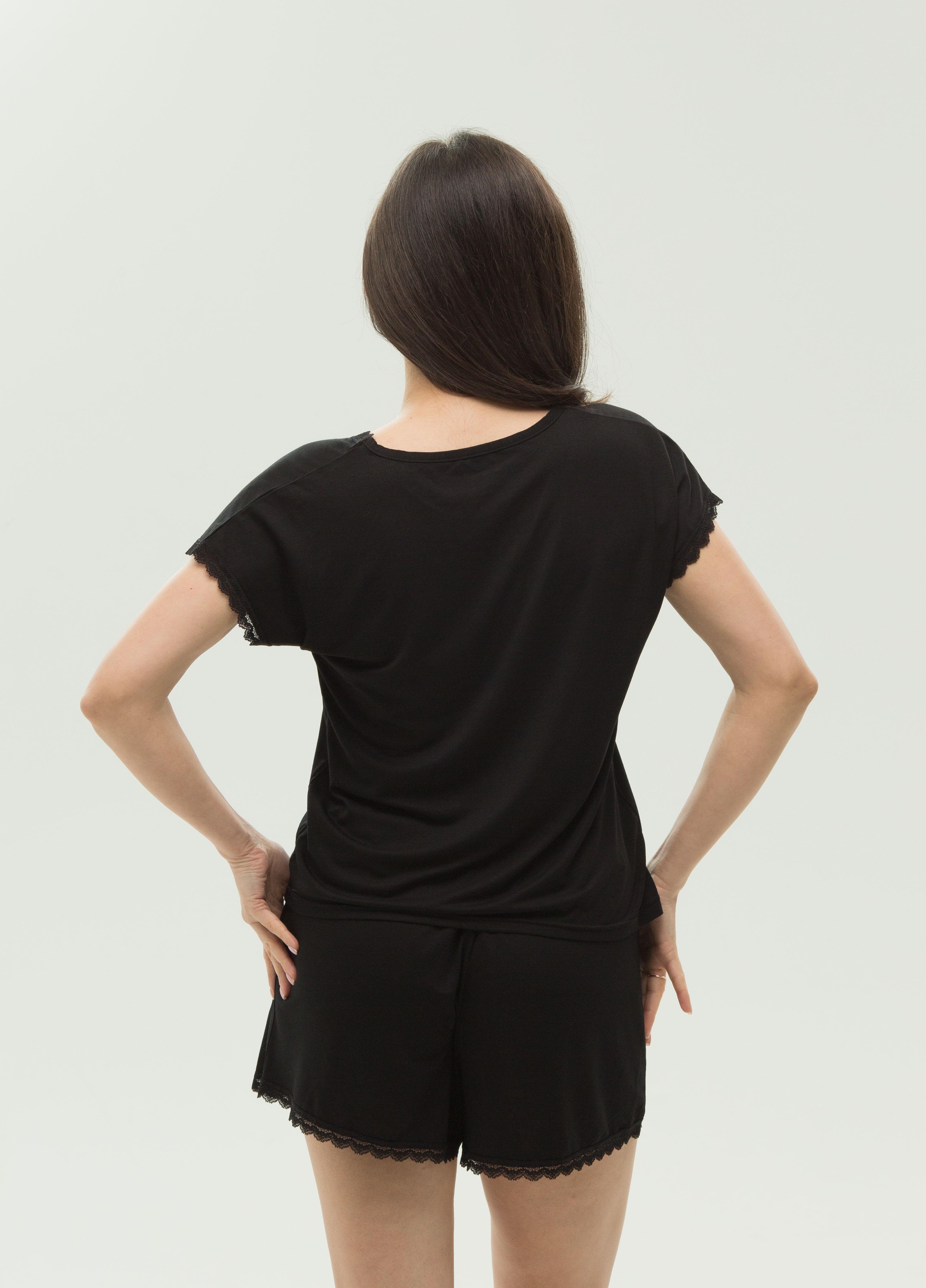 Піжама жіноча Наталюкс S Чорний (8126423290921) - фото 5 Піжама жіноча Наталюкс S Чорний (8126423290921) - фото 5