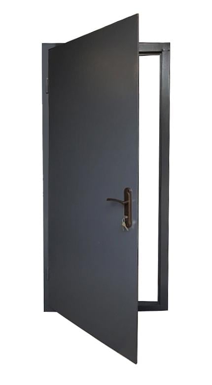 Дверь входная MSM Торнадо утепленная левая металл с двух сторон 0,6 мм порошковая краска 1900х800 мм Антрацит (95091-02)