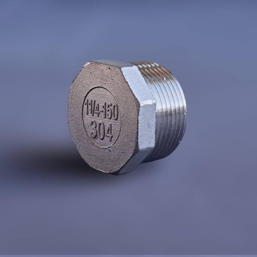 Заглушка резьбовая восьмигранная DN32 BSPP н/ж сталь AISI304 Class-150 наружная резьба 1-1/4" (29203222) - фото 6 Заглушка резьбовая восьмигранная DN32 BSPP н/ж сталь AISI304 Class-150 наружная резьба 1-1/4" (29203222) - фото 6