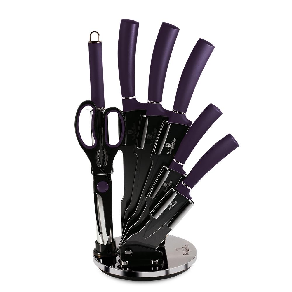 Набір ножів Berlinger Haus Purple Metallic Line BH-2460 8 пр. (111859)